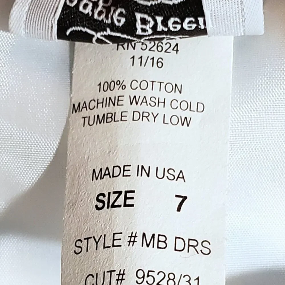 Maggie Breen‎ Girl's Size 7 Blue and Green Striped Dress With Ribbon Strap NWT